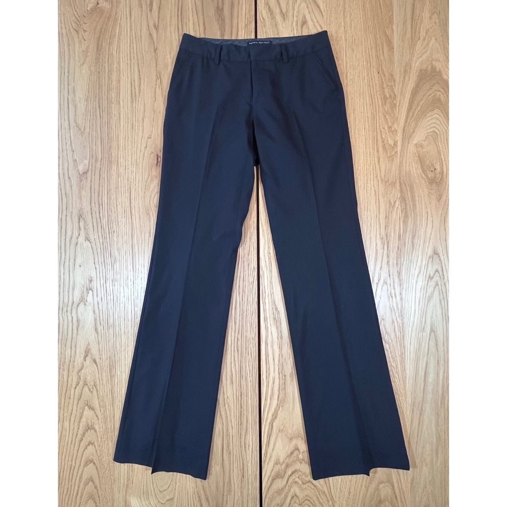 Banana Republic Martin Fit Dress Pants Womens 0 Black Business Office